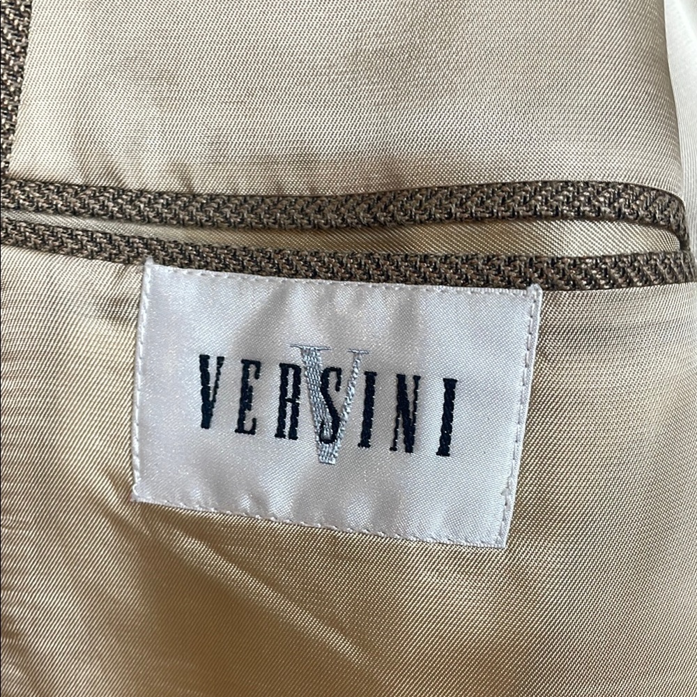 Versini 44S silk wool blend blazer suit jacket coat career academia collegiate - Picture 8 of 11